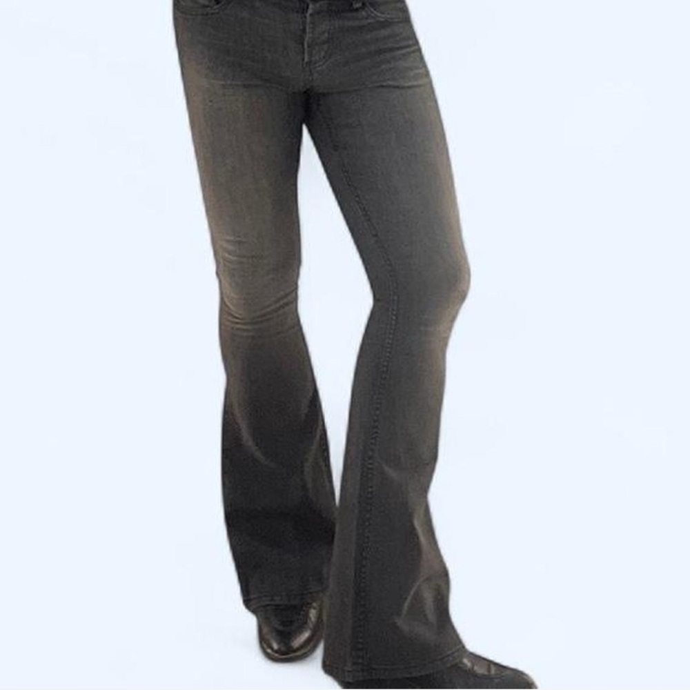 Lip Service Charcoal Flare Jeans
